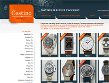 Tablet Screenshot of cestino.fr